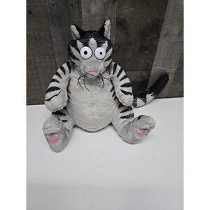 B. Kliban Cat Plush Grey Tabby Stuffed Animal 12in Crazy Shirts 2018
